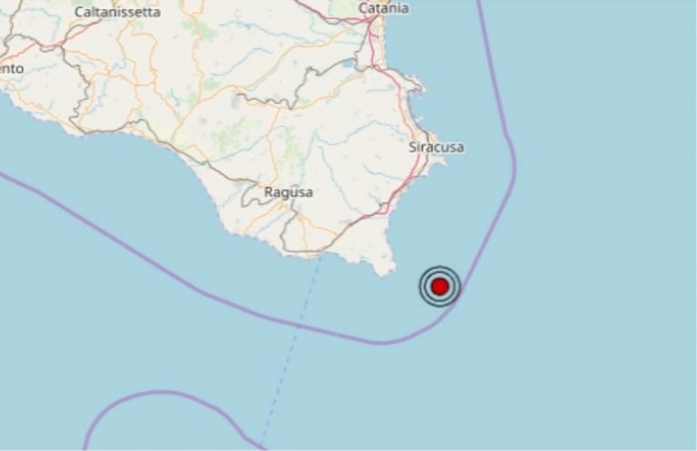 Terremoto in Sicilia oggi, 14 settembre 2019, scossa M 2.3 costa siracusana – Dati Ingv