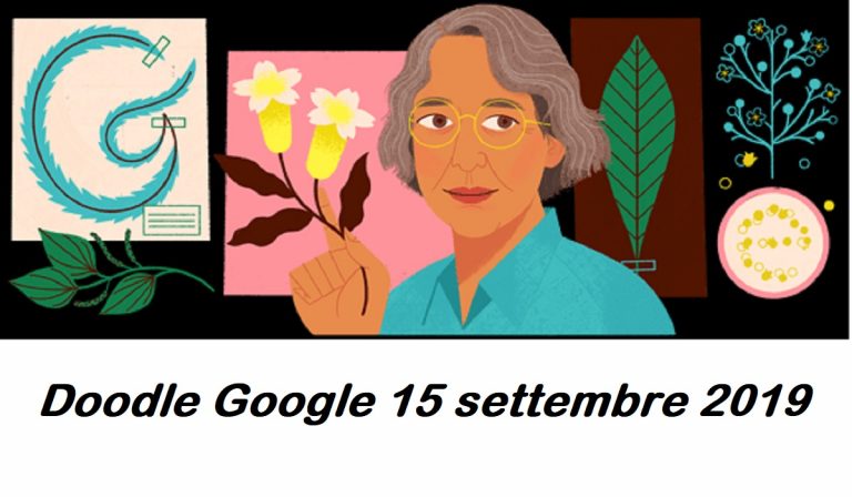 Doodle Google oggi 15 settembre 2019, Ynes Mexia: colei che sfidò terremoti, paludi e bacche velenose