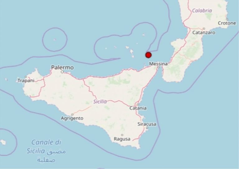Terremoto in Italia oggi, 18 settembre 2019, scossa M 2.0 Tirreno meridionale – Dati Ingv