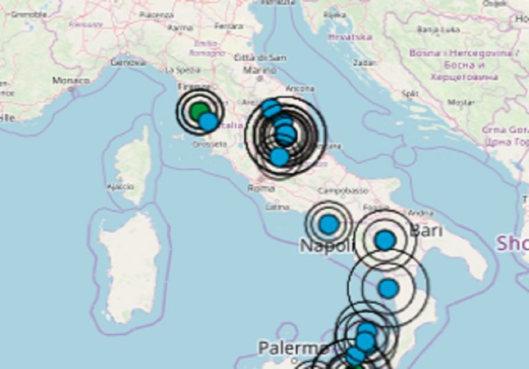 Terremoto, scossa poco fa in Toscana. I dati ufficiali del ...