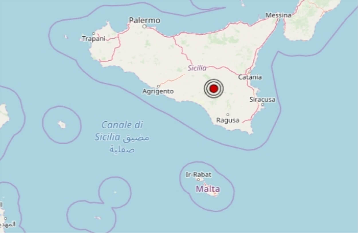 Terremoto In Sicilia Oggi, 21 Settembre 2019, Scossa M 2.3 In Provincia ...