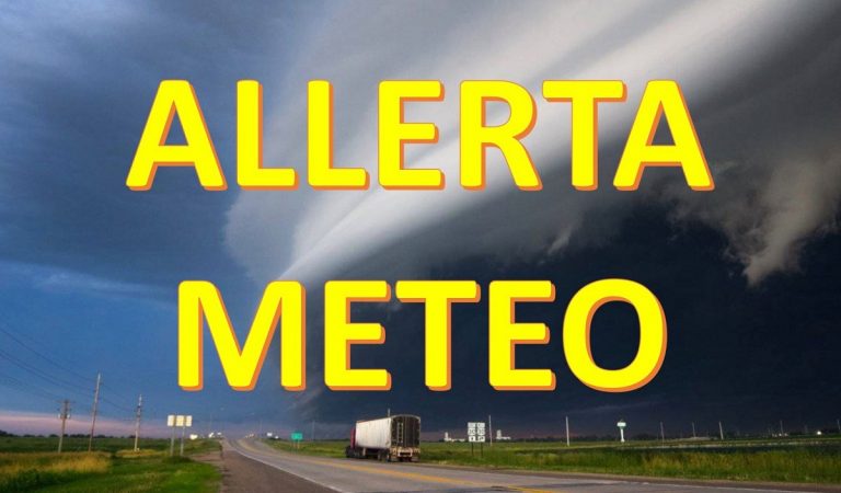 ALLERTA METEO GIALLA – Nuova giornata di MALTEMPO in arrivo, la Protezione Civile emana l’ALLERTA. Ecco le città interessate