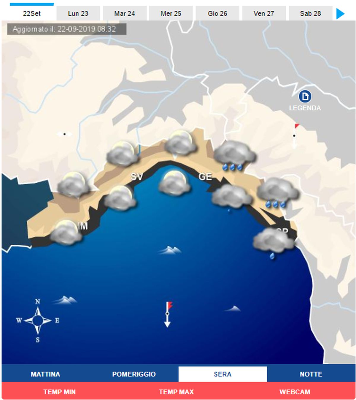 METEO DIRETTA – Forti TEMPORALI Sul Ponente Ligure, TEMPERATURE In ...