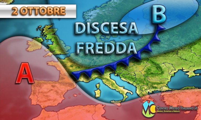 METEO – Violenta ONDATA di MALTEMPO in arrivo per la prossima settimana, con FORTI TEMPORALI ecco quando di preciso e dove colpirà