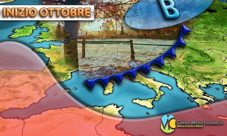 METEO – ATTENZIONE agli inizi di OTTOBRE, ondata di forte MALTEMPO in arrivo in ITALIA, ecco quando