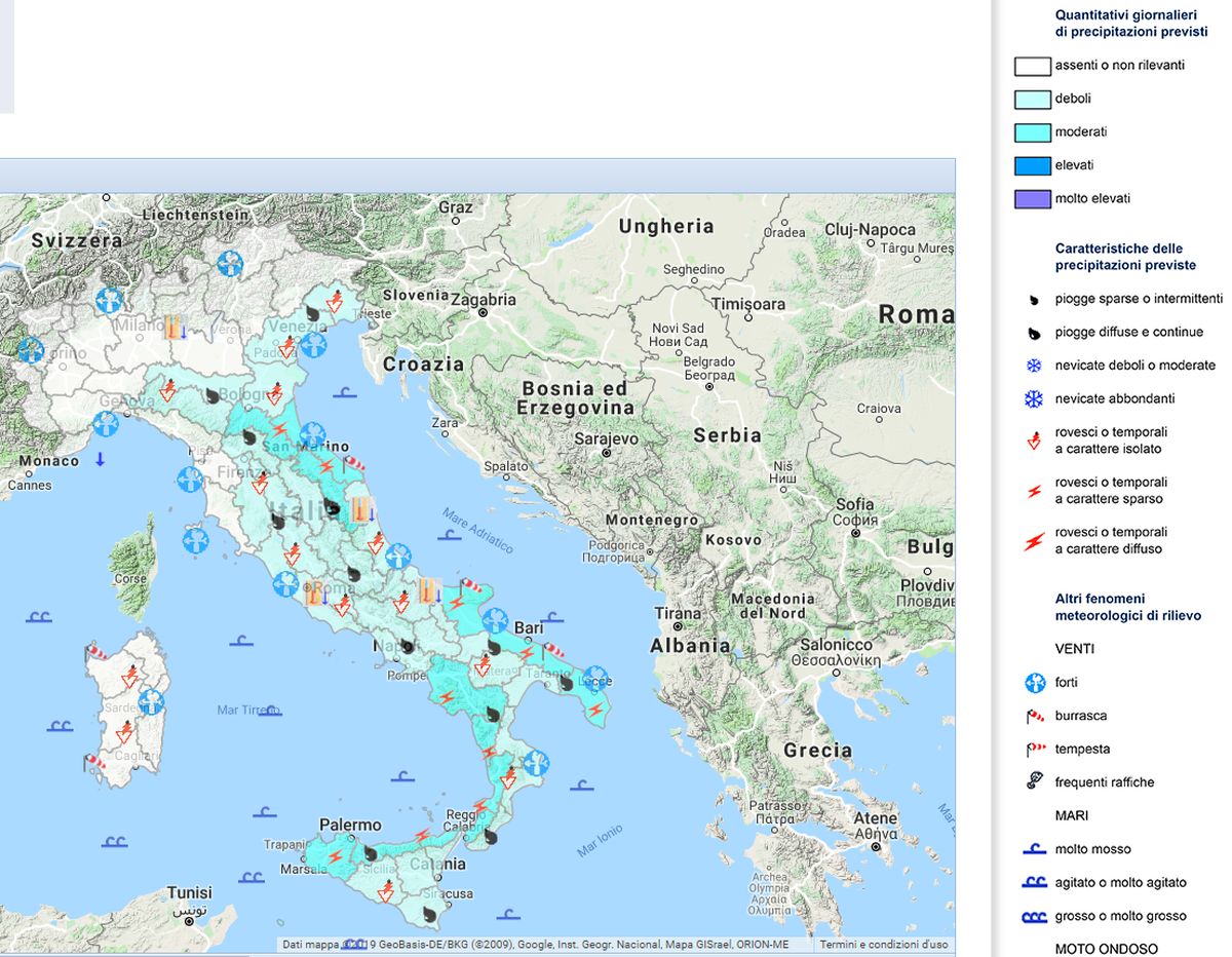 METEO – MALTEMPO In Arrivo Con TEMPORALI Anche Intensi Domani, La ...