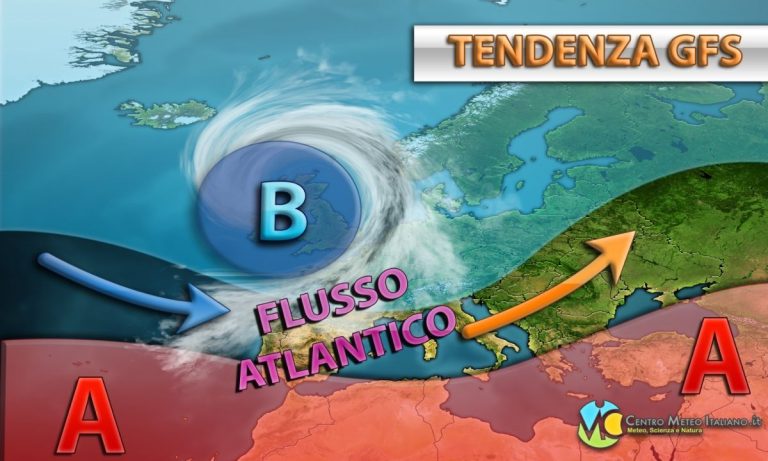 METEO ITALIA – maltempo in arrivo ma nulla a che vedere con quanto mostrato dal modello GFS, ecco quando