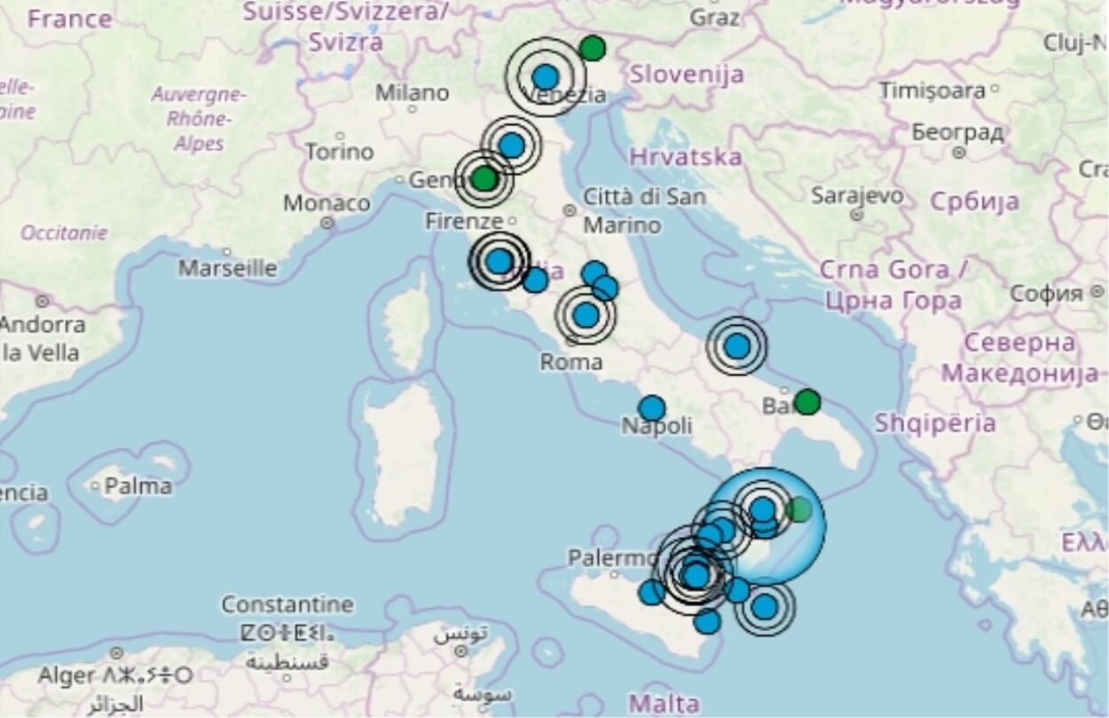 Terremoto In Italia Oggi, 11 Ottobre 2019, Le Ultime Scosse Registrate ...