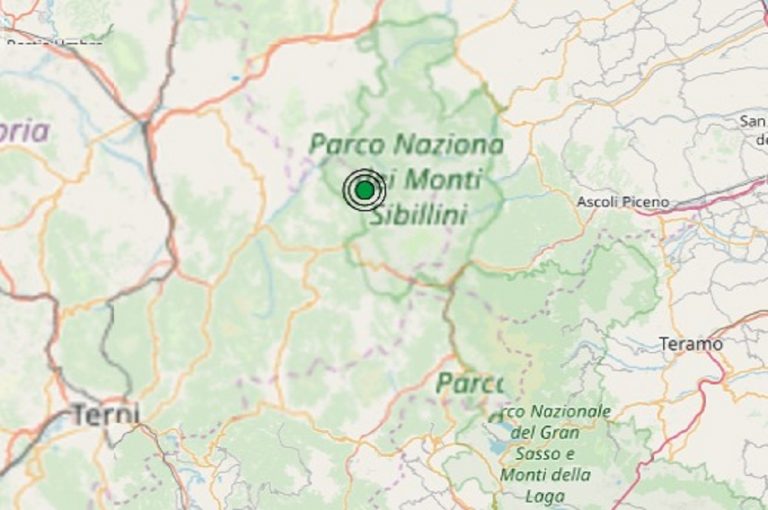 Terremoto in Abruzzo oggi, sabato 12 ottobre 2019: scossa M. 3.1 in provincia dell’Aquila | Dati INGV