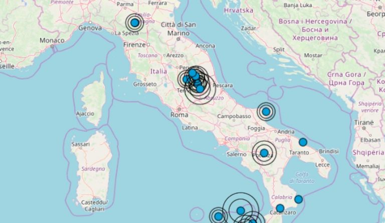 Terremoto in Italia oggi, 15 ottobre 2019: le scosse più importanti | Dati INGV