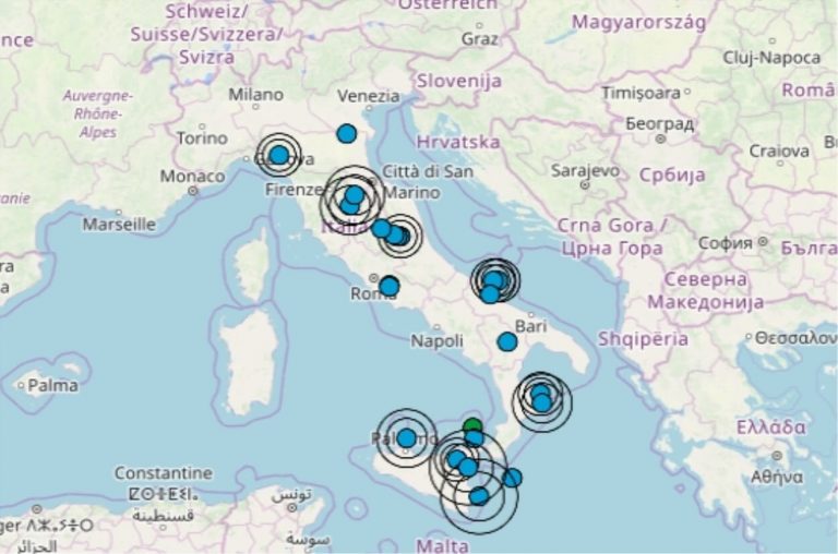 Terremoto in Piemonte oggi, 23 ottobre 2019, scossa M 2.3 provincia di Torino – Dati Ingv
