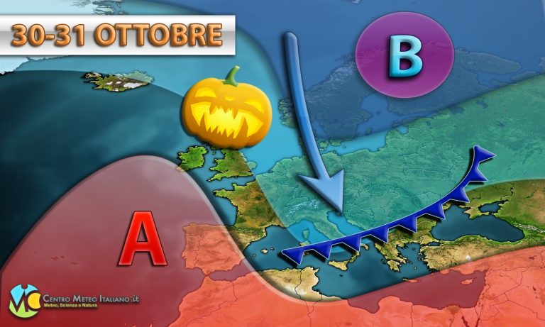 METEO: torna il MALTEMPO in ITALIA! Importanti novità poi per l’inizio di novembre