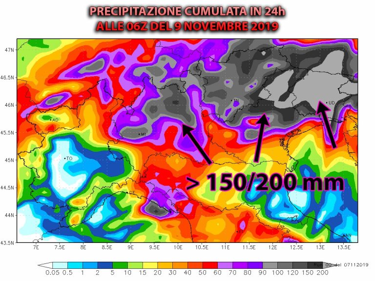 METEO TRIVENETO – ATTENZIONE, forte MALTEMPO con TEMPORALI e NUBIFRAGI in arrivo, accumuli elevati! Ecco quando