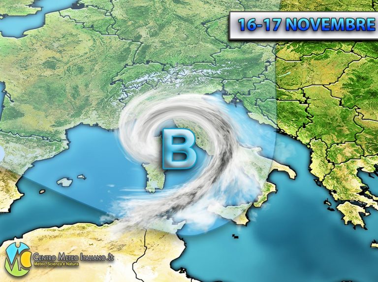 METEO – WEEKEND foriero di PIOGGE, TEMPORALI e NEVICATE, grazie ad una nuova DEPRESSIONE AFRICANA, tutti i dettagli