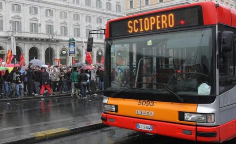 Sciopero trasporti Roma lunedì 18 novembre 2019: orari e info stop Cotral TPL e fasce di garanzia | Meteo