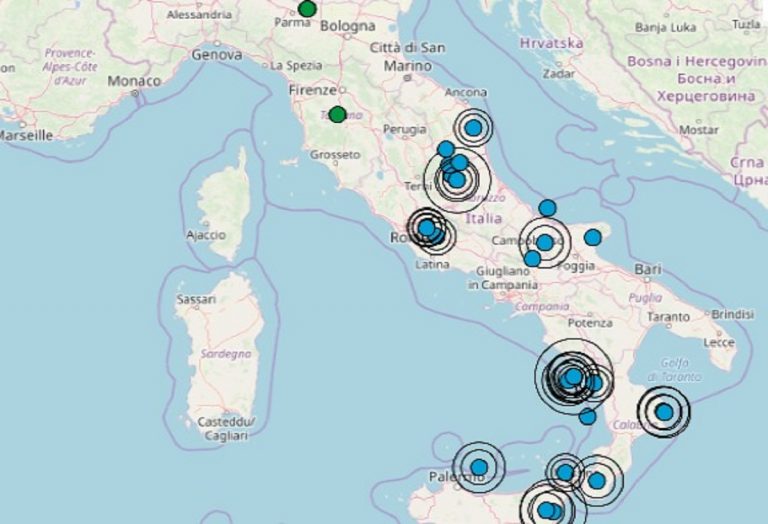Terremoto superficiale avvertito distintamente al Nord Italia. Zone colpite Terremoto superficiale avvertito distintamente al Nord Italia. Zone colpite