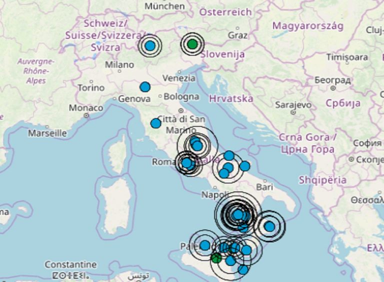 Terremoto, scossa superficiale avvertita in provincia di Udine: i dati ufficiali emessi dall’INGV