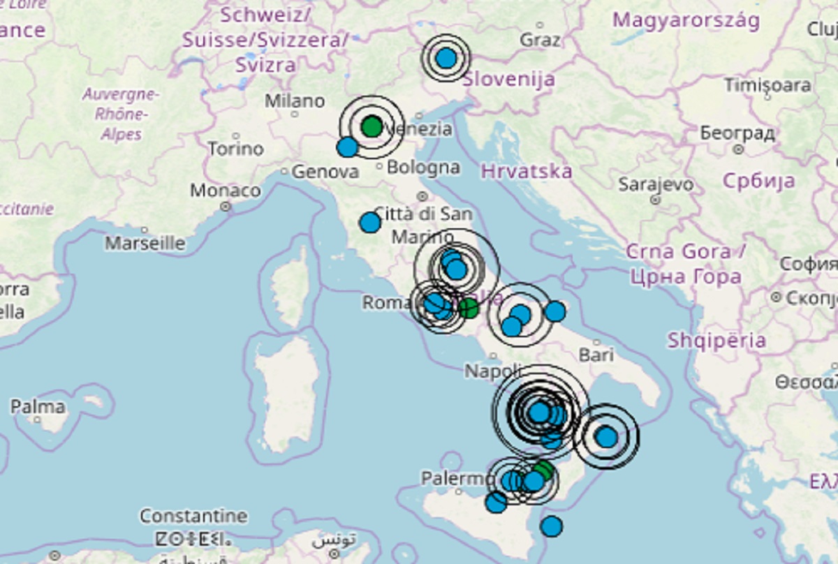 Scossa Di Terremoto Nettamente Avvertita Poco Fa Da Migliaia Di Persone ...