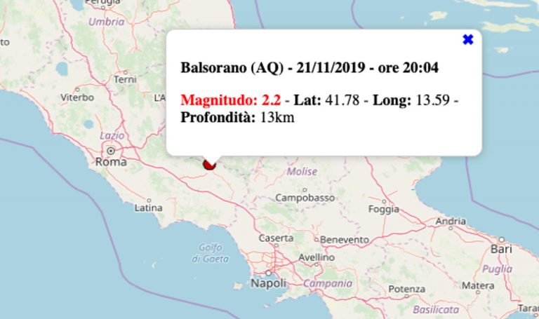 Terremoto oggi in Umbria, 21 novembre 2019: in serata scossa M 2.4 in provincia di Perugia – Dati INGV Terremoto oggi in Umbria, 21 novembre 2019: in serata scossa M 2.4 in provincia di Perugia – Dati INGV