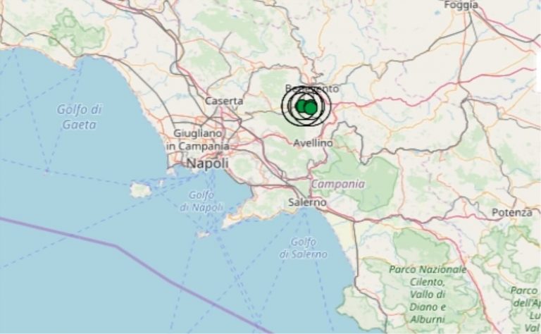 Terremoto in Campania oggi, 25 novembre 2019: scossa M 3.2 in provincia di Benevento | Dati INGV Terremoto in Campania oggi, 25 novembre 2019: scossa M 3.2 in provincia di Benevento | Dati INGV