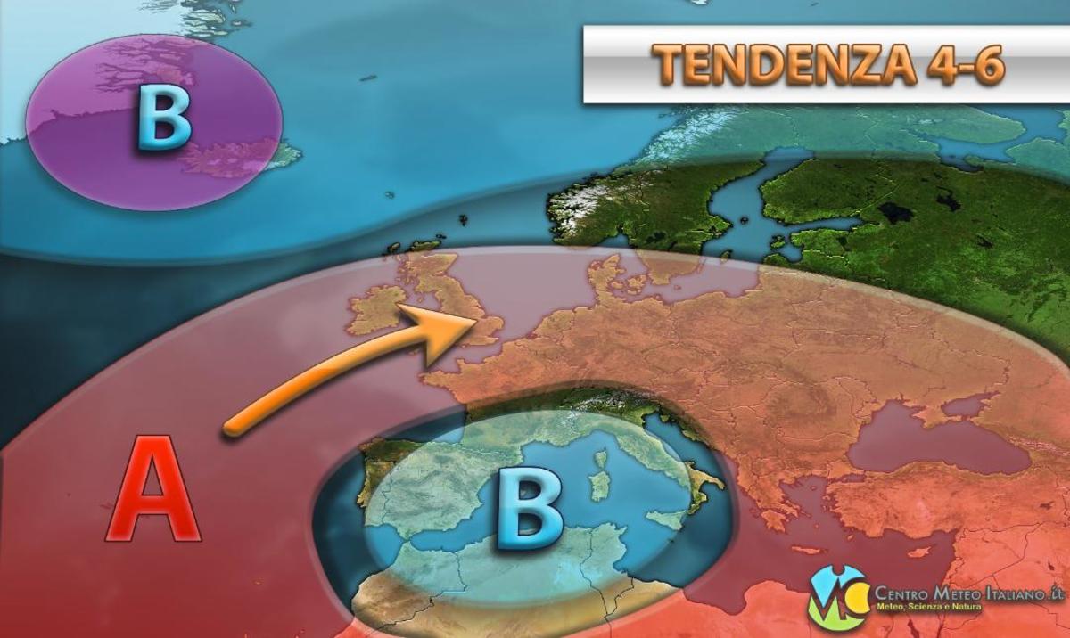 Tendenza meteo per l'inizio di dicembre in Italia