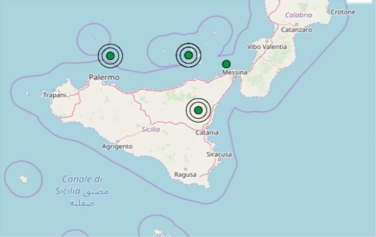 Terremoto in Sicilia oggi, 3 dicembre 2019, scossa M 2.8 provincia di Catania – Dati Ingv