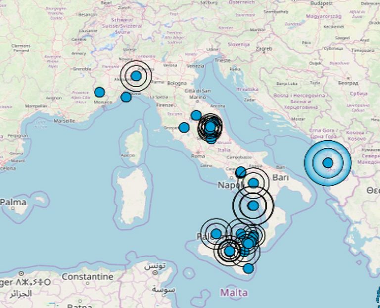 Terremoto oggi, mercoledì 9 ottobre 2024: scossa registrata in Liguria, epicentro e dati Ingv