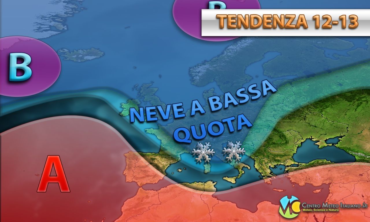 Previsioni meteo valide da giovedì prossimo.