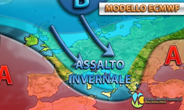 METEO: diversi assalti perturbati con FREDDO e neve in ITALIA dopo l’Immacolata, quale la tendenza per Natale?