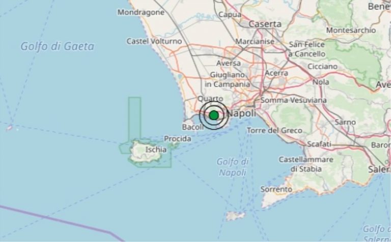 Terremoto in Campania oggi, 6 dicembre 2019, scossa M 2.8 avvertita in provincia di Napoli – Dati Ingv Terremoto in Campania oggi, 6 dicembre 2019, scossa M 2.8 avvertita in provincia di Napoli – Dati Ingv