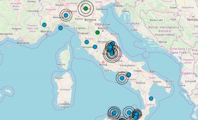 Terremoto in Italia oggi, domenica 8 dicembre 2019: le scosse di giornata | Dati INGV