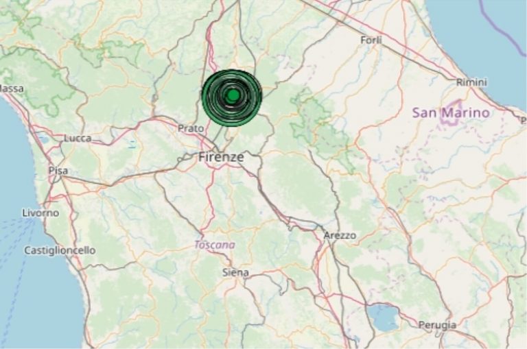 Terremoto in Toscana oggi, 9 dicembre 2019: forte scossa M 4.5 avvertita in provincia di Firenze. Palazzi lesionati, treni fermi, molte scuole chiuse, 70 sfollati – Dati Ingv