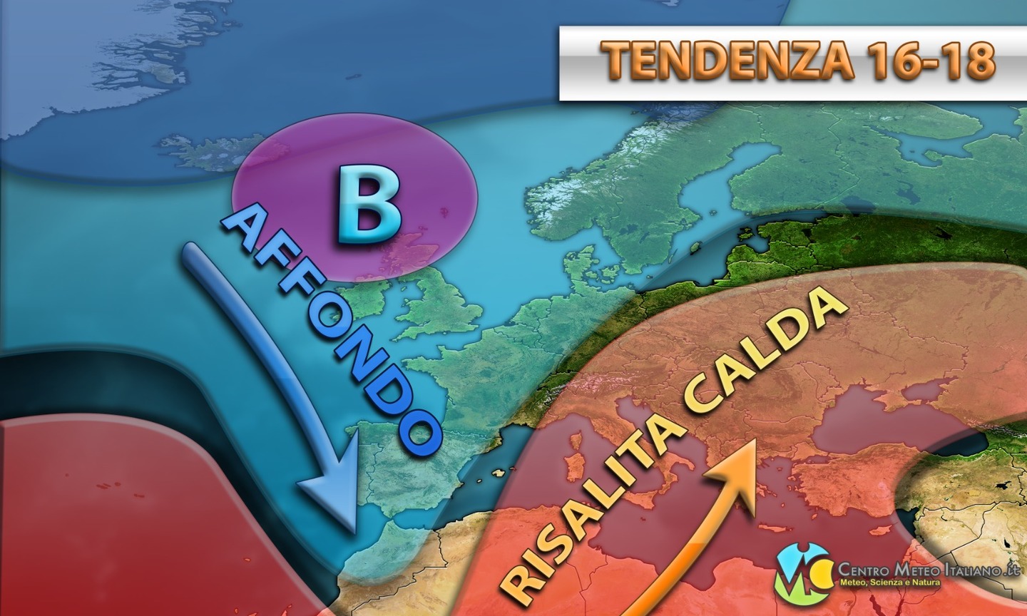 Aria mite dal nord Africa spazza via l'inverno