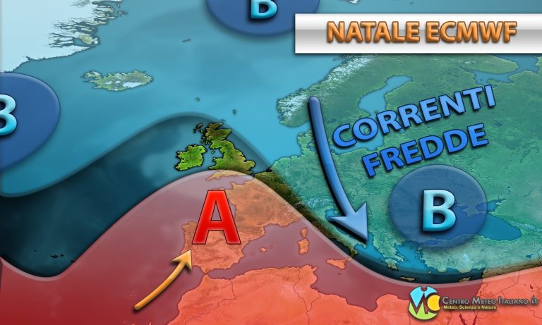 Meteo – Irruzione polare poi anticiclone verso Natale? Scenari ancora confusi in vista