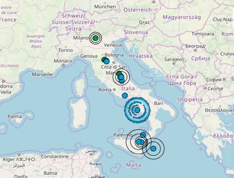 L’Italia sta continuando a muoversi, diverse le scosse avvertite da nord a sud: ecco le ultimissime. Dati Ingv L’Italia sta continuando a muoversi, diverse le scosse avvertite da nord a sud: ecco le ultimissime. Dati Ingv