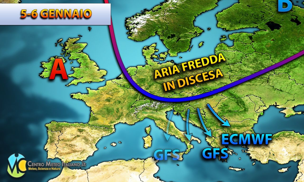 METEO ITALIA – ATTENZIONE, Una Discesa Di Aria FREDDA Di Origine ARTICO ...