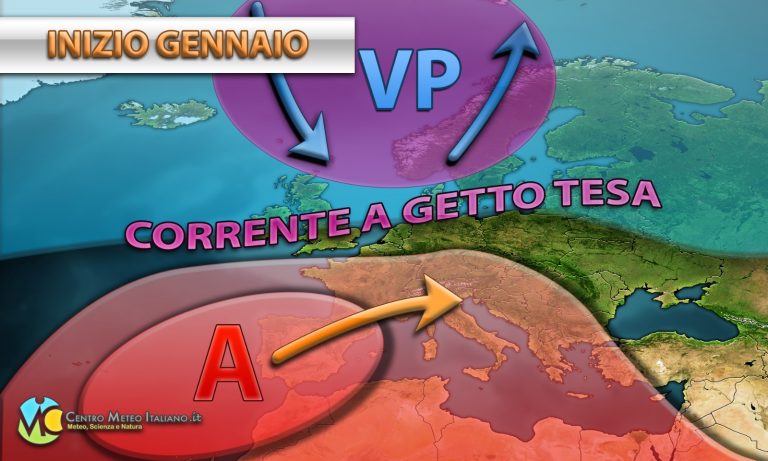 INVERNO latitante per un VORTICE POLARE forte e poco disturbato dagli ANTICICLONI, ecco cosa sta succedendo