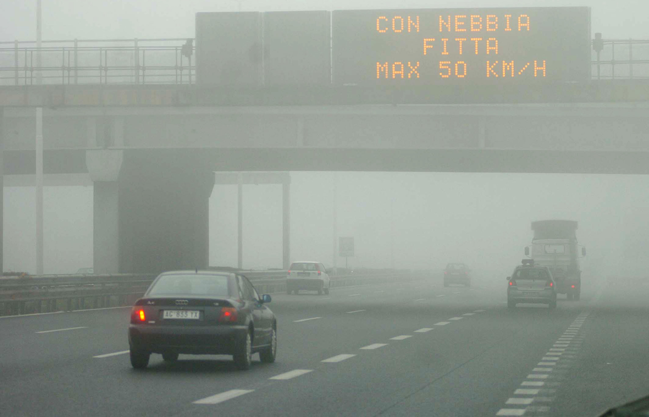 Nebbia, immagine di repertorio fonte ANSA.