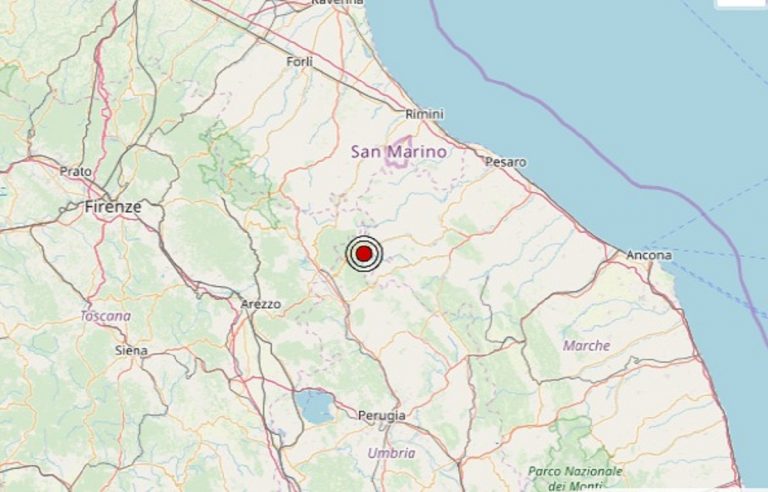 Terremoto nelle Marche oggi, martedì 7 gennaio 2020: scossa M 2.4 in provincia Pesaro | Dati INGV