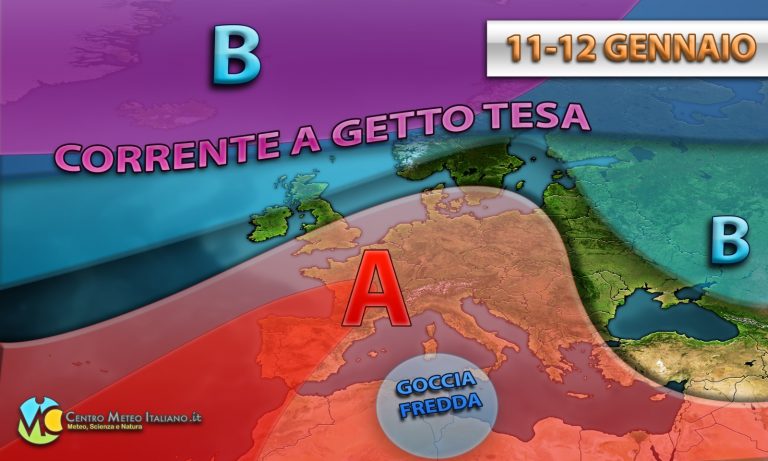 METEO – WEEKEND caratterizzato dall’ALTA PRESSIONE, ma occhio ad una GOCCIA FREDDA nel MEDITERRANEO, ecco le previsioni