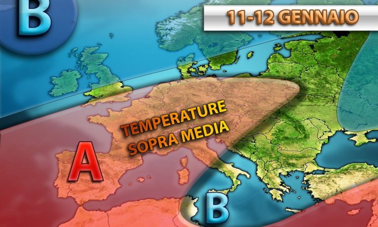 METEO – Nel WEEKEND spifferi ARTICI alimenteranno una circolazione depressionaria nel basso Mediterraneo, tutti i dettagli