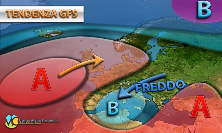 PREVISIONI METEO – ATTENZIONE, ONDATA di FREDDO ARTICO con un TRACOLLO TERMICO in arrivo ITALIA, ecco quando