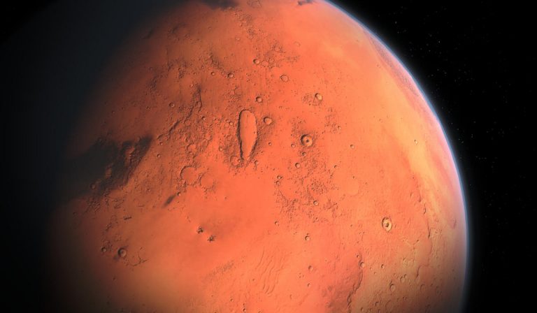 Marte, la spettacolare immagine del polo nord catturata da Mars Express