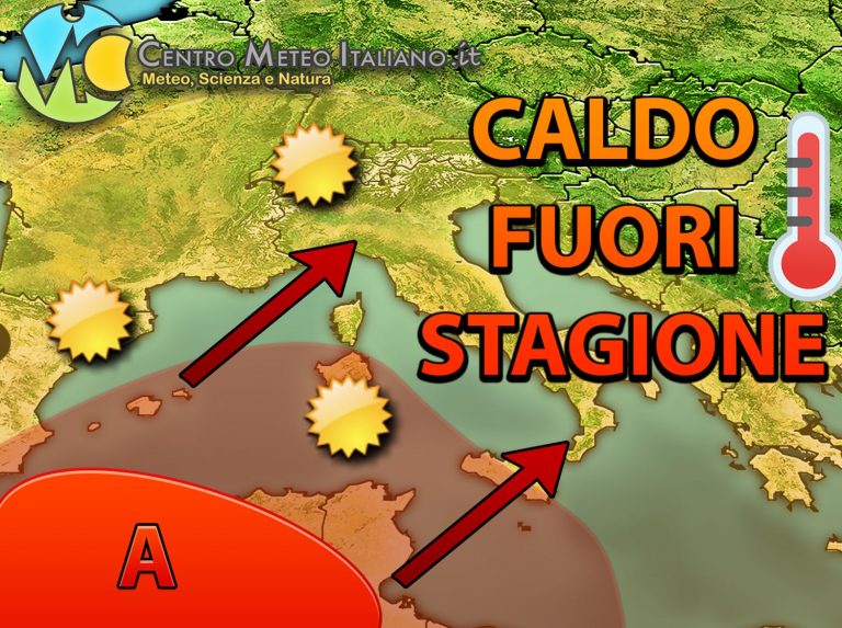 METEO – INVERNO FOLLE, a CAPODANNO arriva il CALDO ANOMALO e FUORI STAGIONE, i dettagli