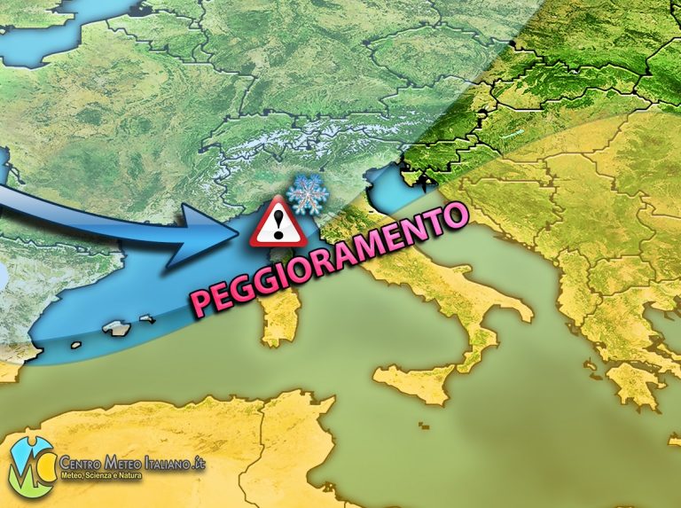 METEO – FLUSSI PERTURBATI di natura NORDATLANTICA saranno i protagonisti del WEEKEND italiano, ecco le previsioni