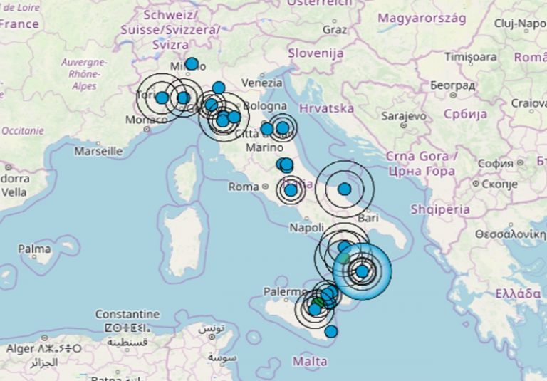 Scossa di terremoto nettamente avvertita dalla popolazione in provincia di Catanzaro: i dati ufficiali INGV Scossa di terremoto nettamente avvertita dalla popolazione in provincia di Catanzaro: i dati ufficiali INGV