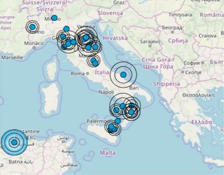 Terremoto nel Lazio oggi, 27 gennaio 2020, scossa M 2.4 in provincia di Rieti – Dati Ingv