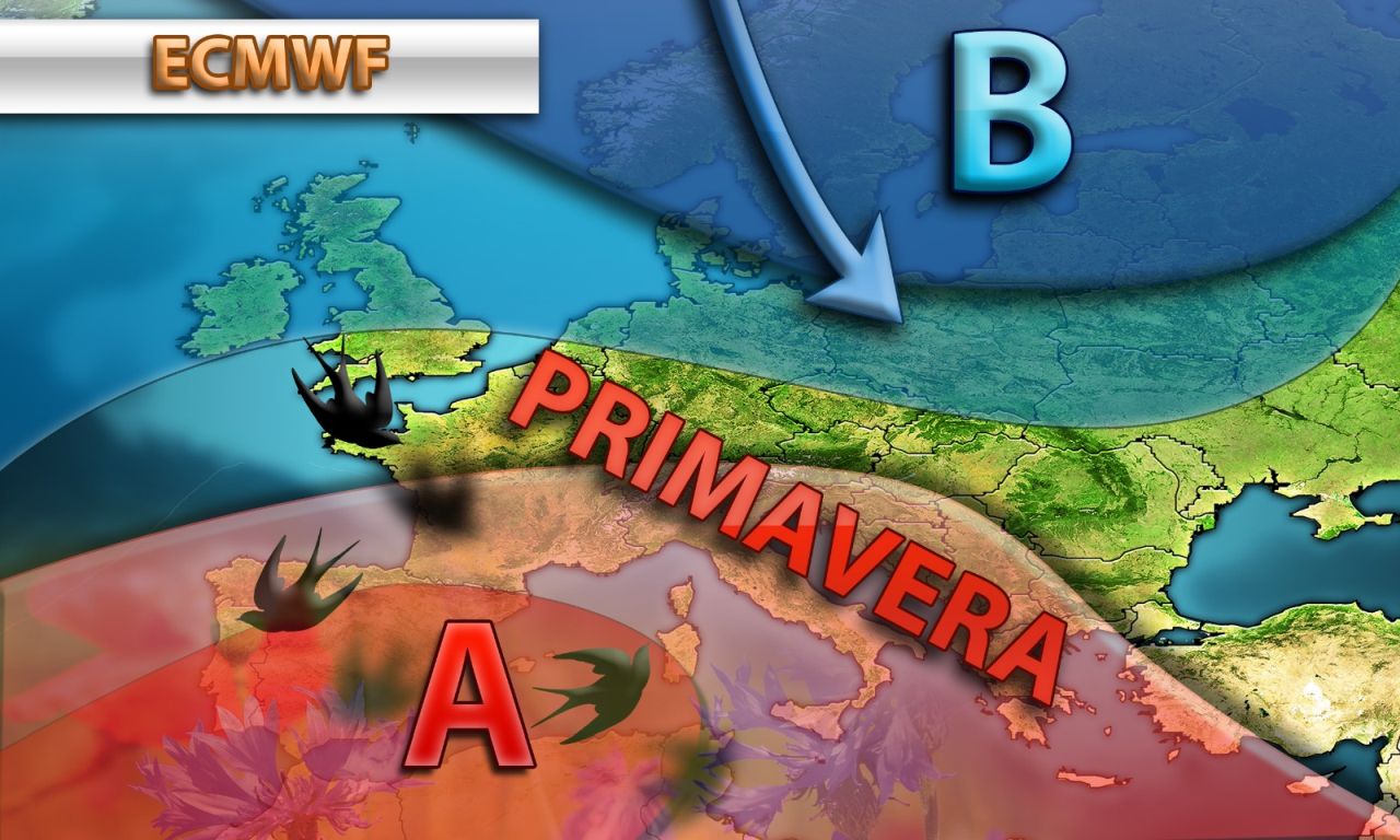 Primavera in arrivo sul Mediterraneo centro-occidentale