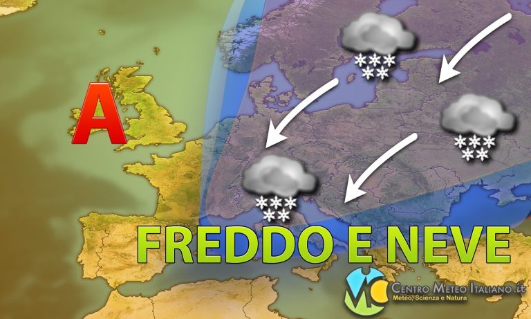 METEO – Gelo e NEVE in arrivo in ITALIA nel mese di FEBBRAIO? Tutto ancora possibile, i dettagli