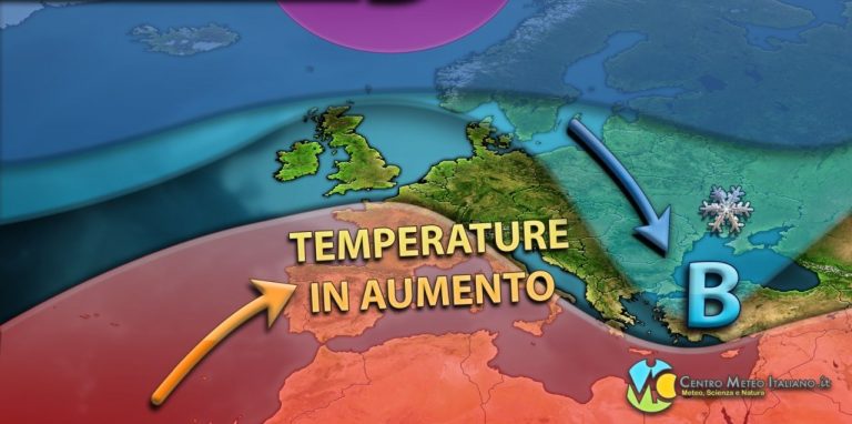 METEO – In arrivo sull’ITALIA FORTI ANOMALIE della TEMPERATURA, zone colpite